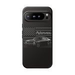 1970 Chevy Nova Phone Case Black Classic Muscle Car Tough Cover
