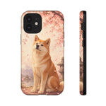Akita Cherry Blossom Phone Case Sakura Dog Lover Gift
