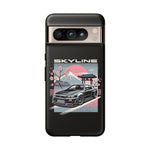 R34 Skyline GT-R Sakura Mountain JDM Tough Phone Case Gift
