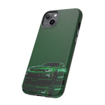 Racing Green Camaro Phone Case, Sports Muscle Car Tough Cover