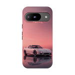 White FD RX-7 Blush Pink Sky Tough Case