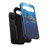 Tiger Shark Phone Case, Dappled Blue Water Tough Cover