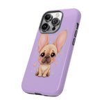 French Bulldog Bat Ears Kawaii Pet Dog Art Tough Phone Case