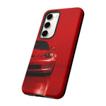 Red Sports Car C6 Z06 phone case | Corvette front view
