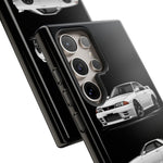 R32 Skyline Phone Case White, Three-View Vector Cover, Gift GTR Fans
