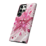 Pink Glitter Star Tough Case | Sparkle Phone Case