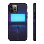 Sythnwave Neon Drive-In Theater Night Tough Phone Case Cover Gift Art