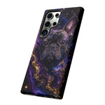 French Bulldog Galaxy Marble Art Tough Phone Case
