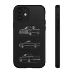 Black Silverado Classic Pickup Tough Phone Case for Chevy Truck Fans