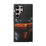 Orange C6 Neon Car Meet Tough Phone Case