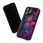 Vaporwave Kohat Pink Anime Girl Phone Case – Japanese Aesthetic