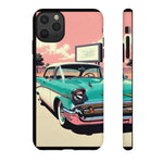 1957 Bel Air Turquoise Drive-In Tough Phone Case Cover Gift