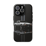 AE86 Phone Case, White 85 JDM Drift Icon Stripe Studio Cover