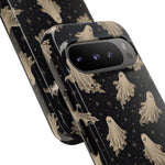 Vintage Ghost Pattern phone case | Halloween spooky stars design