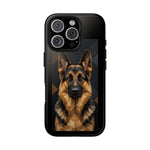 German Shepherd Geometric Art Tough Phone Case - Low Poly