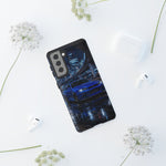Skyline GT-R R34 Bayside Blue Tokyo Night Art Tough Phone Case
