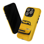 Yellow Miata Phone Case, NA Roadster 90s JDM Legend Cover