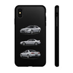 Silver Prelude Sports Coupe Tough Phone Case for JDM Fans