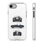 1966 Cobra Blue White Stripe Roadster Tough Phone Case Cover