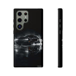 Black Sports Car Illustration 2023 Challenger SRT phone case | Car Drift Reflection