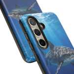 Tiger Shark Phone Case, Dappled Blue Water Tough Cover