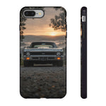 68 Nova SS Phone Case, Silver Muscle Car Misty Dawn Gravel Road Cover