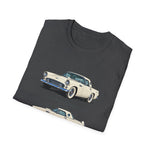 1956 Thunderbird illustrations Trio View T-Shirt | Classic car tee