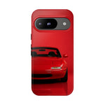 Red Miata Phone Case, NA MX5 90s JDM Roadster Tough Cover