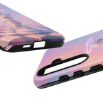 Praying Cherub Statue halo Vaporwave Aesthetic phone case