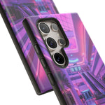 Empty Mall Escalator Vaporwave Art Tough Phone Case