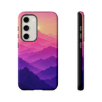 Pastel Mountain Haze Vaporwave Art Tough Phone Case