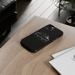 1969 Camaro Black Restomod Front Tough Phone Case Cover Gift