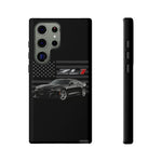 Black ZL1 Camaro Phone Case Muscle Car Tough Cover Gift Art