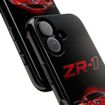 Red ZR1 C8 Phone Case for Chevy Fans, Tough Cover