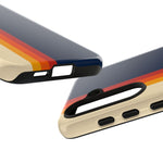 Retro Rainbow Stripe Phone Case | Tough Phone Case