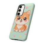 Shiba Inu Kawaii Chibi Smile Pet Dog Art Tough Phone Case