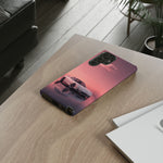 White FD RX-7 Blush Pink Sky Tough Case