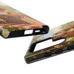 Cocker Spaniel Picnic Scene phone case | vintage dog art