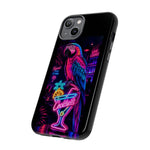 Neon Parrot Cocktails phone case | Tough Cases