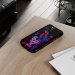 Neon Parrot Cocktails phone case | Tough Cases
