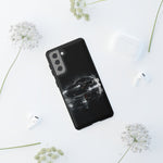Black Sports Car Illustration 2023 Challenger SRT phone case | Car Drift Reflection