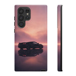 C8 Corvette Silhouette Pastel Horizon Case