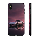 Soft White C3 Corvette Mauve Sky Phone Case
