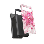 Pink Glitter Star Tough Case | Sparkle Phone Case