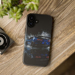 Camaro ZL1 Phone Case, Blue Track Smoke Studio Cover