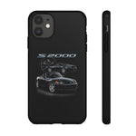 Black S2000 Roadster Collage JDM Tough Phone Case Cover Gift