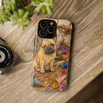 Guilty French Bulldog Phone Case, Confetti Watercolor Cover