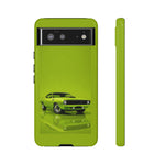 Green Cuda Muscle Car phone case for Gear Heads