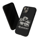 White S2000 Roadster Collage JDM Tough Phone Case Cover Gift