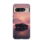 C8 Corvette Silhouette Pastel Horizon Case